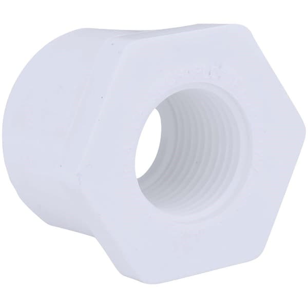 Charlotte Pipe And Foundry 1 In. SPG x 1/2 In. FPT Schedule 40 PVC Bushing PVC 02108 0700HA - main